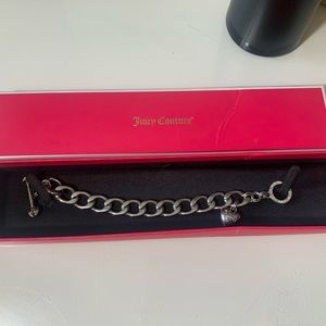 Juicy couture B-Charm link bracelet with heart